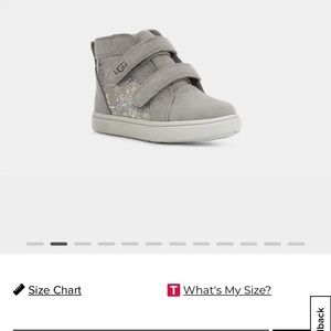 UGGS toddler RENNON CLEAR GLITTER size 8